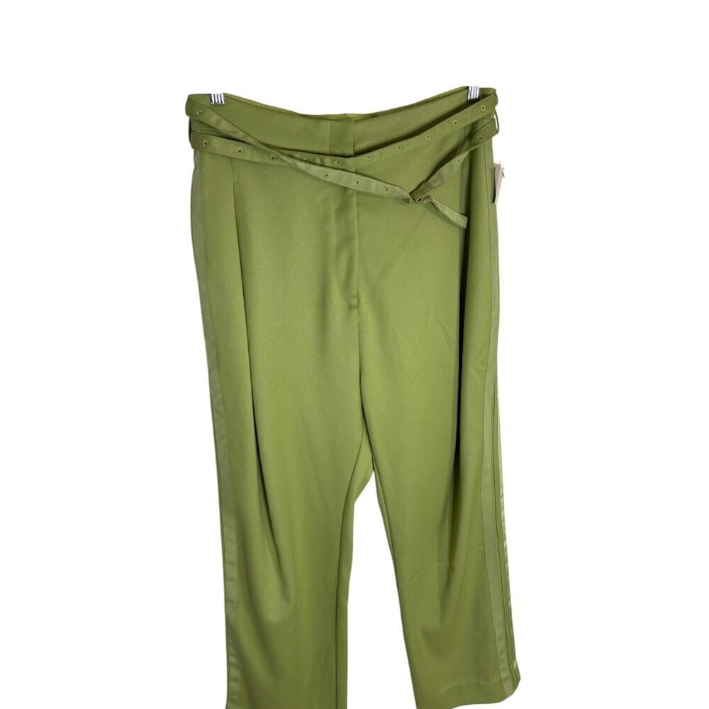 NWT P.E Nation Jump Pass Trouser Pant Green Tarra… - image 5